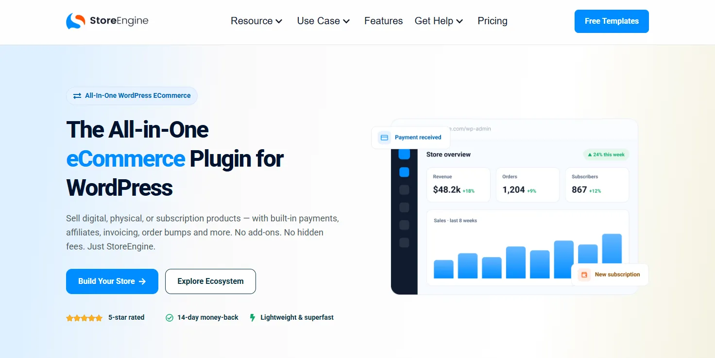 8 Best WordPress Subscription Plugins in 2026 StoreEngine WordPress Subscription Plugin
