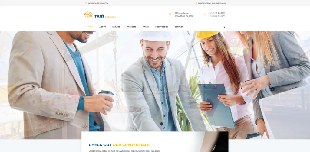 Discover the Best WordPress Construction Company Themes for a Stunning Website Tanj WordPress Theme