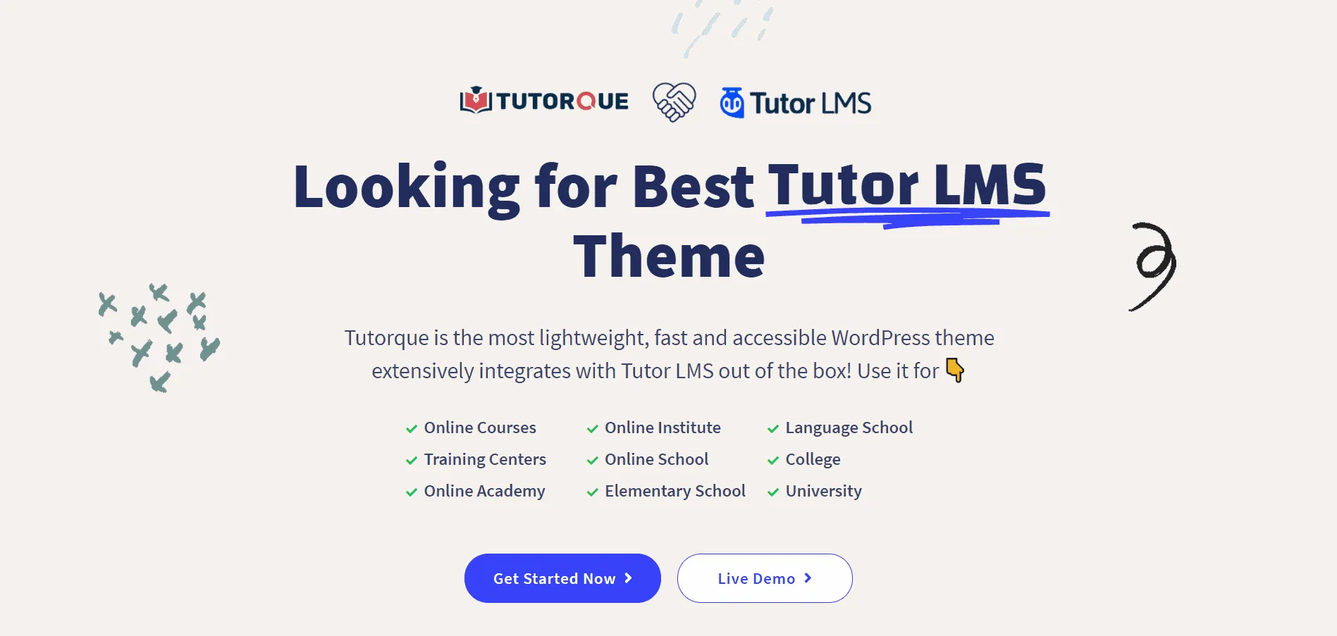 Introducing Tutorque The All-In-One LMS WordPress Theme for Creators Tutor Theme Themesgrove