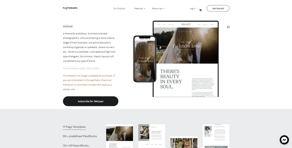 15 Best WordPress Photography Themes of 2023 Velvet Flothemes 1024x521