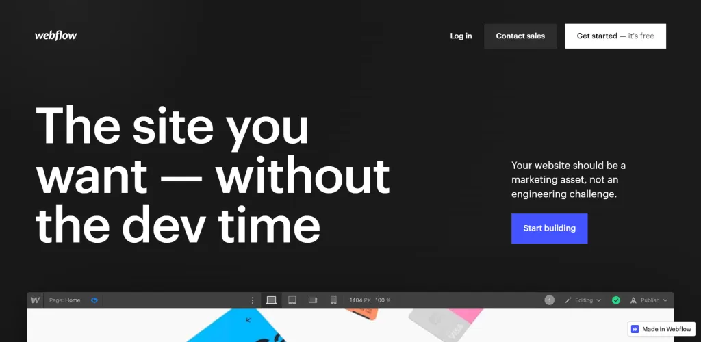 Webflow vs WordPress: Which is better for your website? Webflow Create A Custom Website No Code Website Builder 1024x500