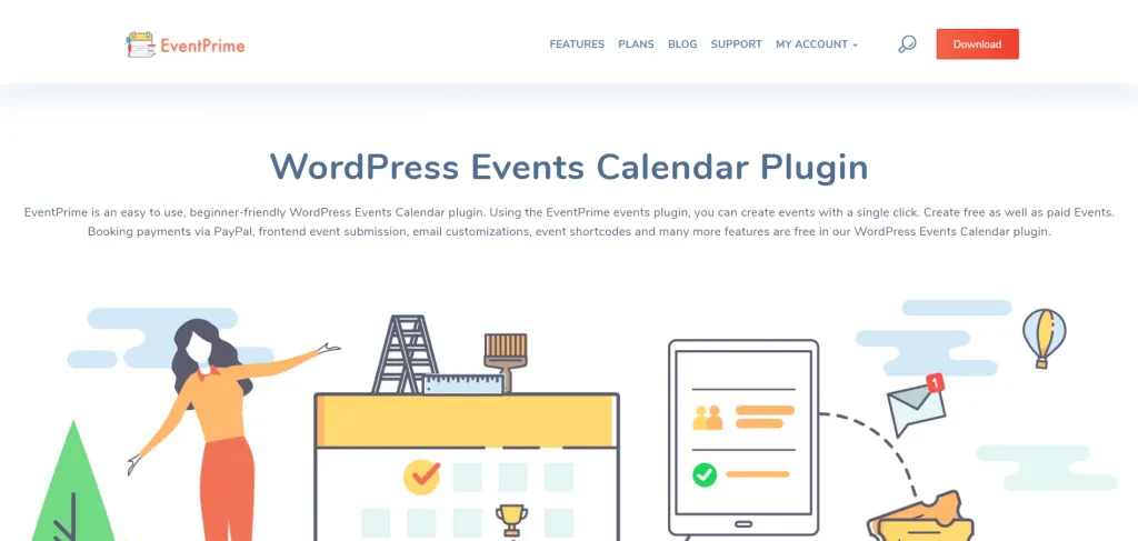 4 Step Guide to Use LMS WordPress Theme with LMS WordPress Plugins WordPress Events Calendar Plugin By EventPrime 1024x487