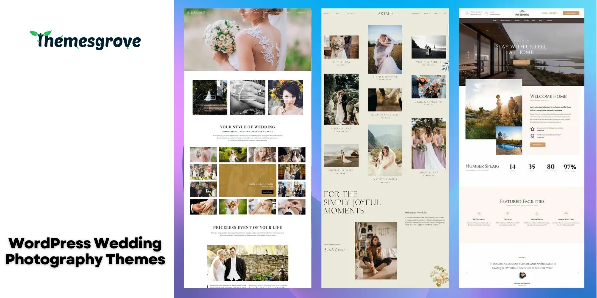 WordPress Wedding Photography Themes