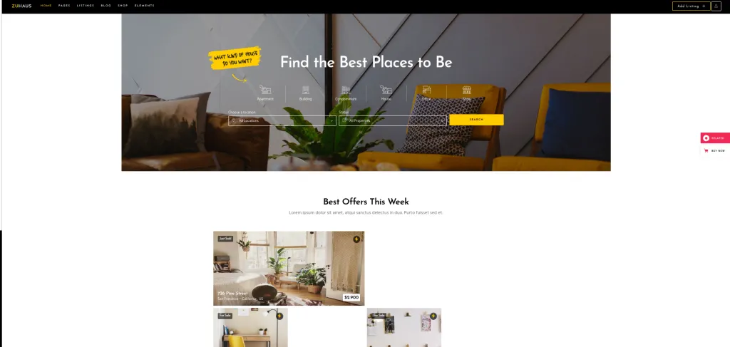 8 Best Property Rental WordPress Themes Zahaus Themes