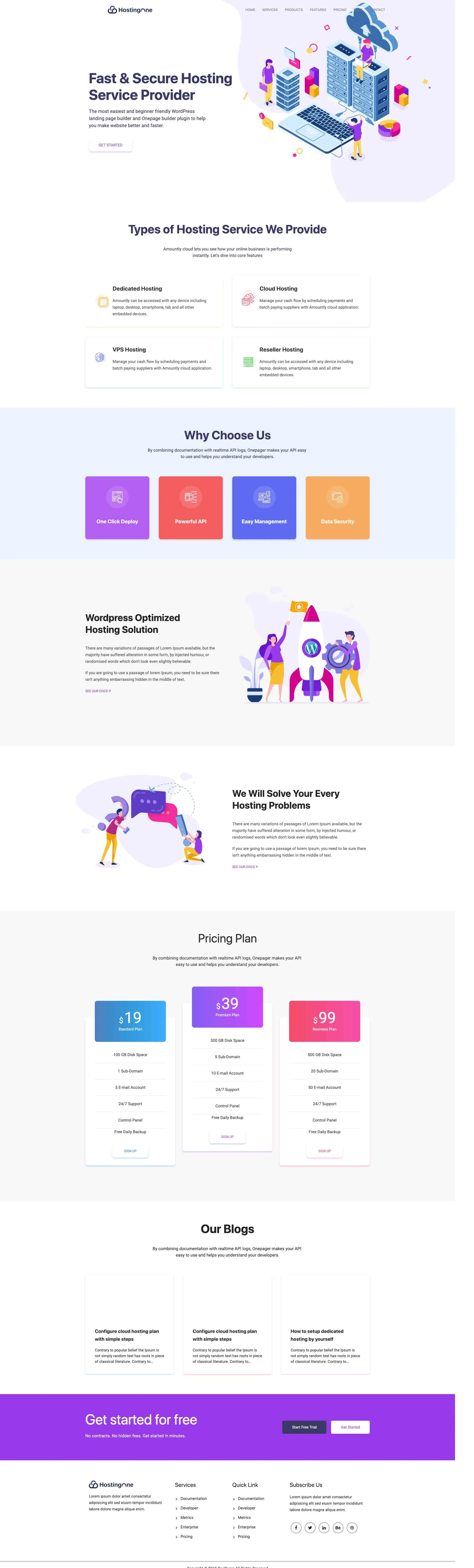 Introducing Two New Startup Templates for WPOnepager Pro A2 1