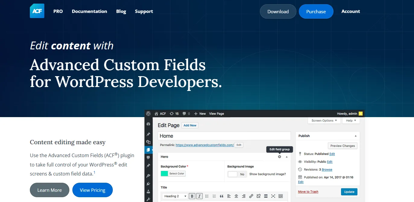 Best Custom Post Type Plugins for WordPress in 2026 advanced custom fields