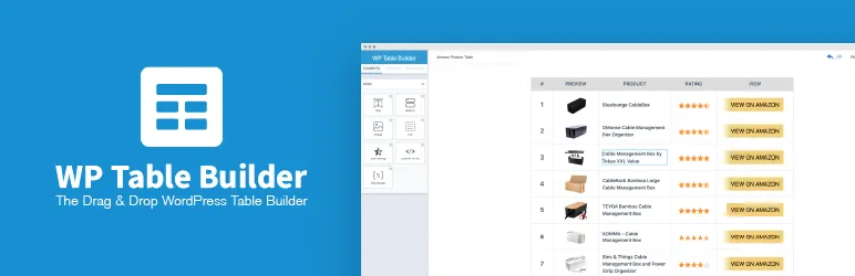 7 Best WordPress Table Plugins of 2023 Banner 772x250 9