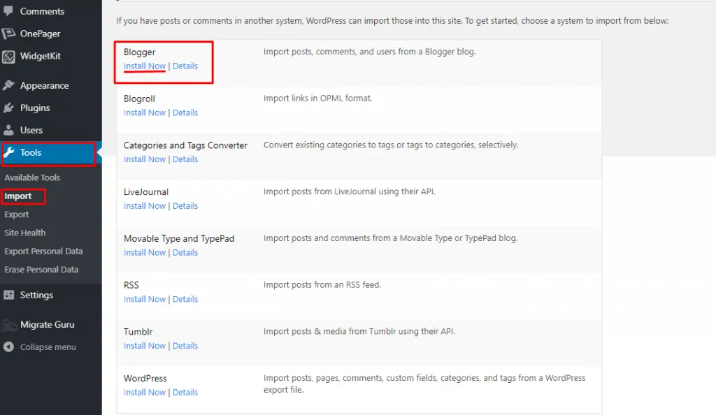 How To Migrate WordPress Site From One Hosting To Another (With and Without Plugin) Blogger Install 1024x594