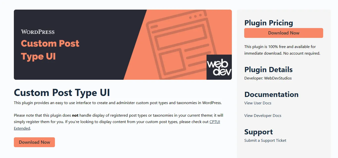 Best Custom Post Type Plugins for WordPress in 2026 custom post type ui