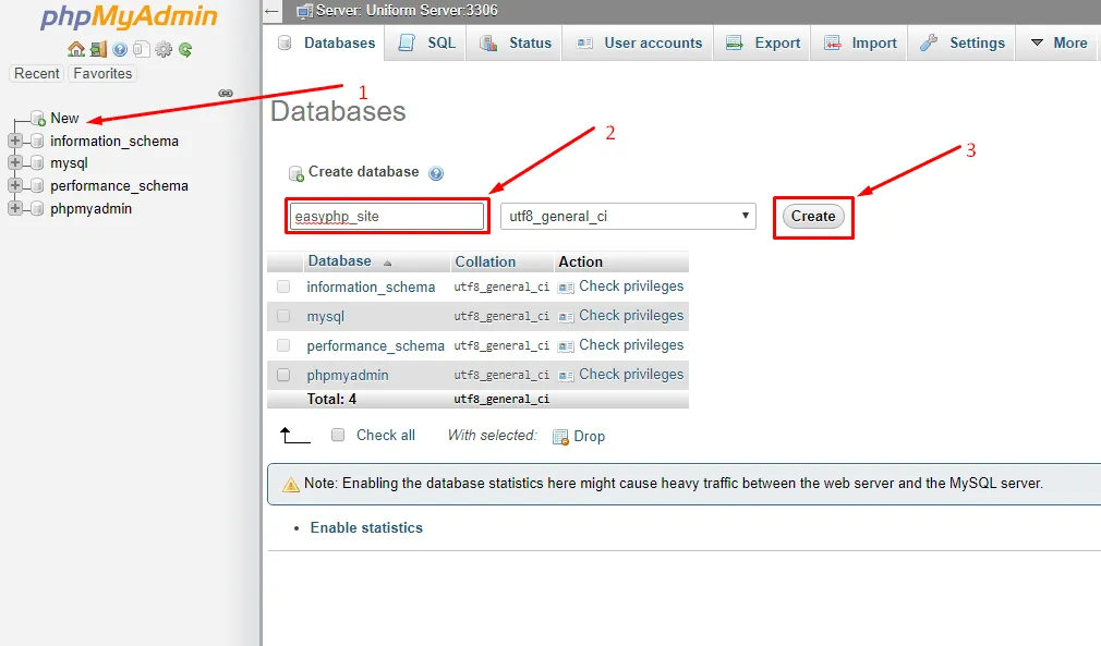 How To Install WordPress On Localhost (Simple But Complete Guideline) Easyphp Site Database