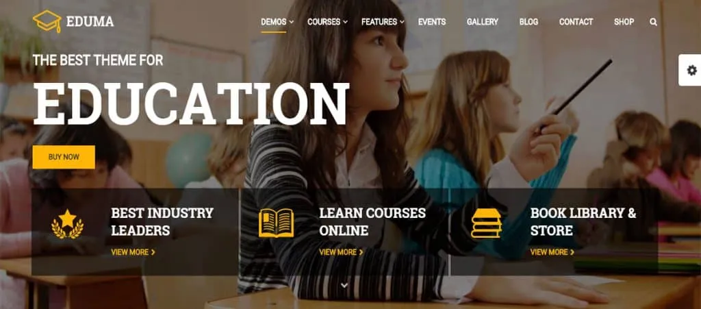 Eduma education WordPress theme Eduma education WordPress theme preview