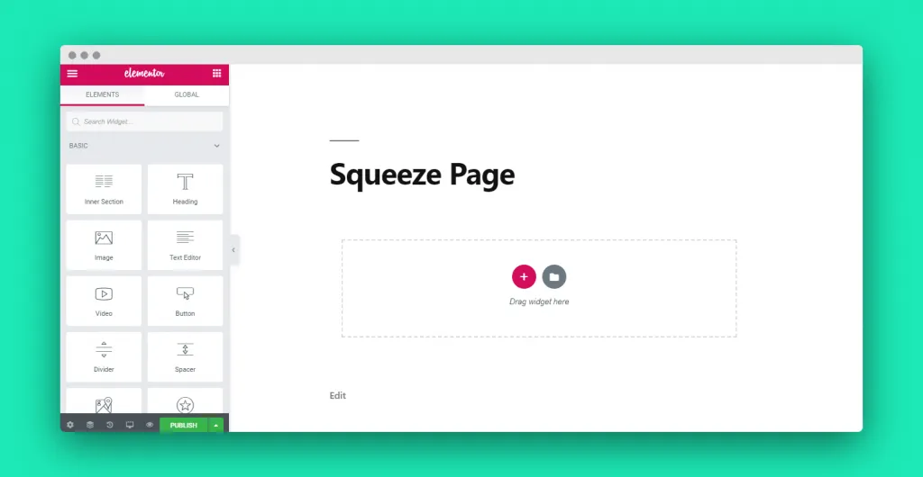 Landing Page vs Squeeze Page: Which One You Should Use? Elementor Squeze Page 1024x530