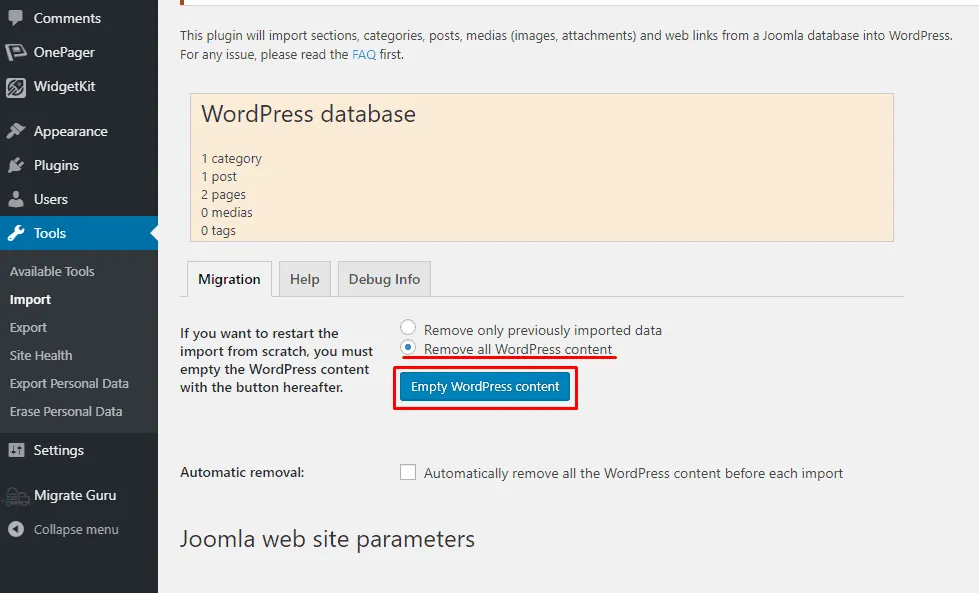 How To Migrate WordPress Site From One Hosting To Another (With and Without Plugin) Empty Wp