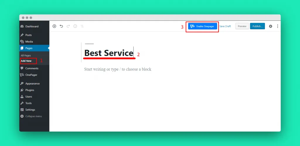 Landing Page vs Squeeze Page: Which One You Should Use? Enable WPOnepager 1024x499