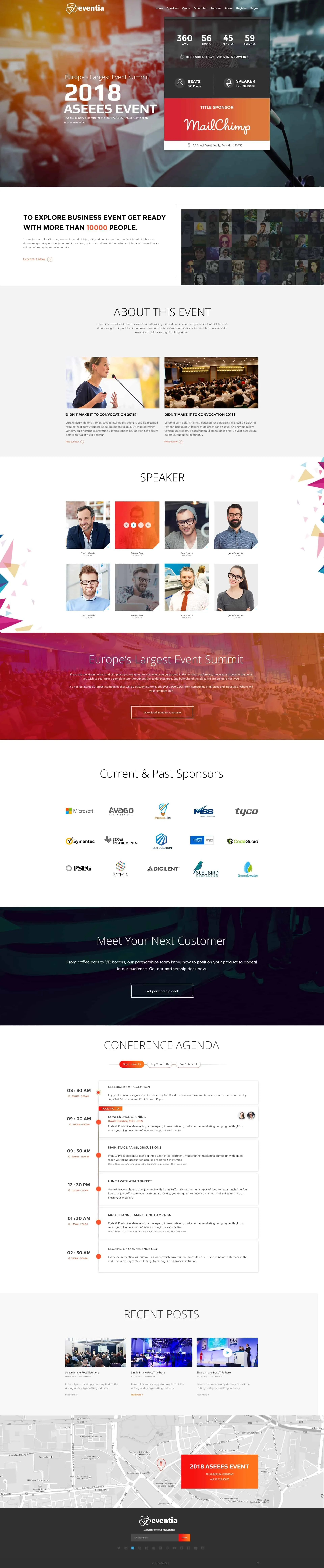 How to Convert PSD to WordPress Using Elementor & WidgetKit Eventia Preview