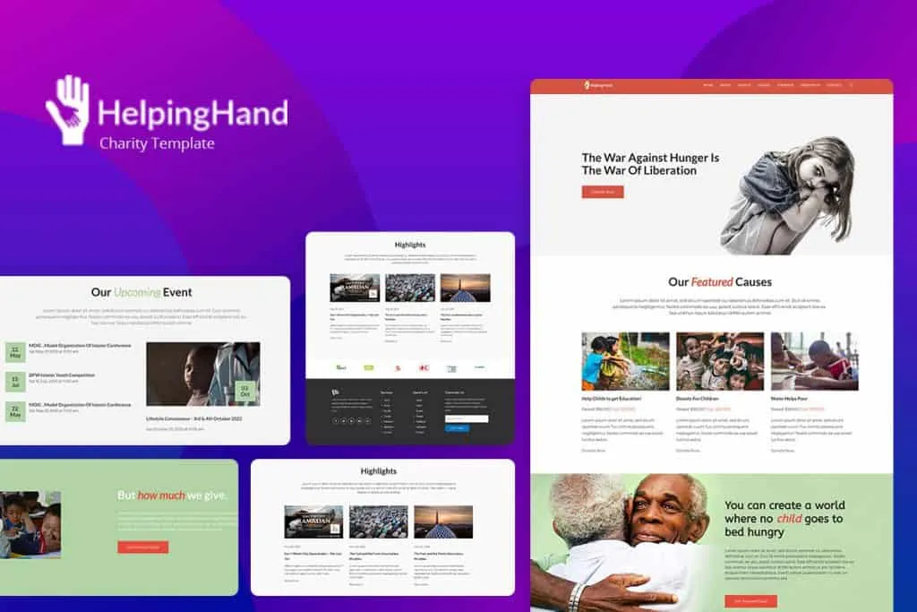 4 Best Charity Website Templates to Create Charity Website in 2024 Helping Hand1 1024x683