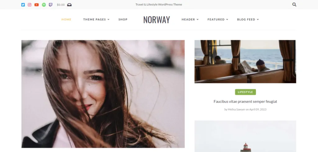12 Best Travel Blog WordPress Themes Norway