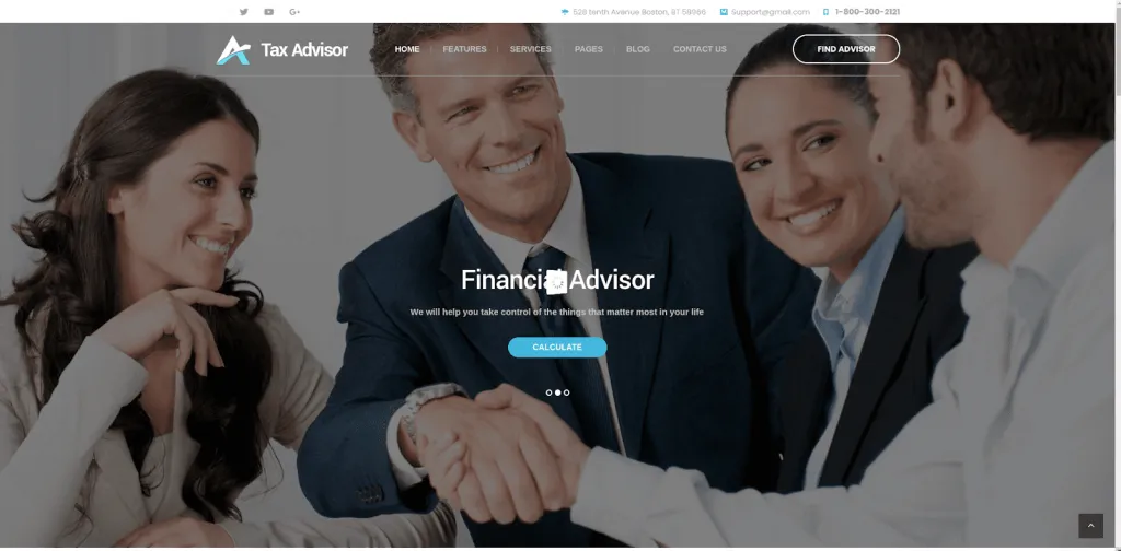 Don't Miss Out! 20 Best WordPress Financial Advisors Themes of 2023 Revealed! Tax Advisor