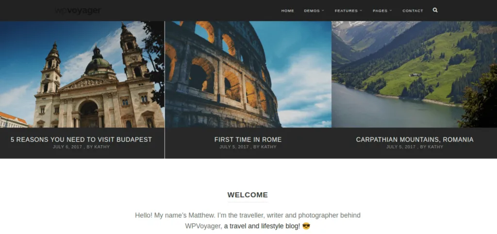 12 Best Travel Blog WordPress Themes WPVoyager