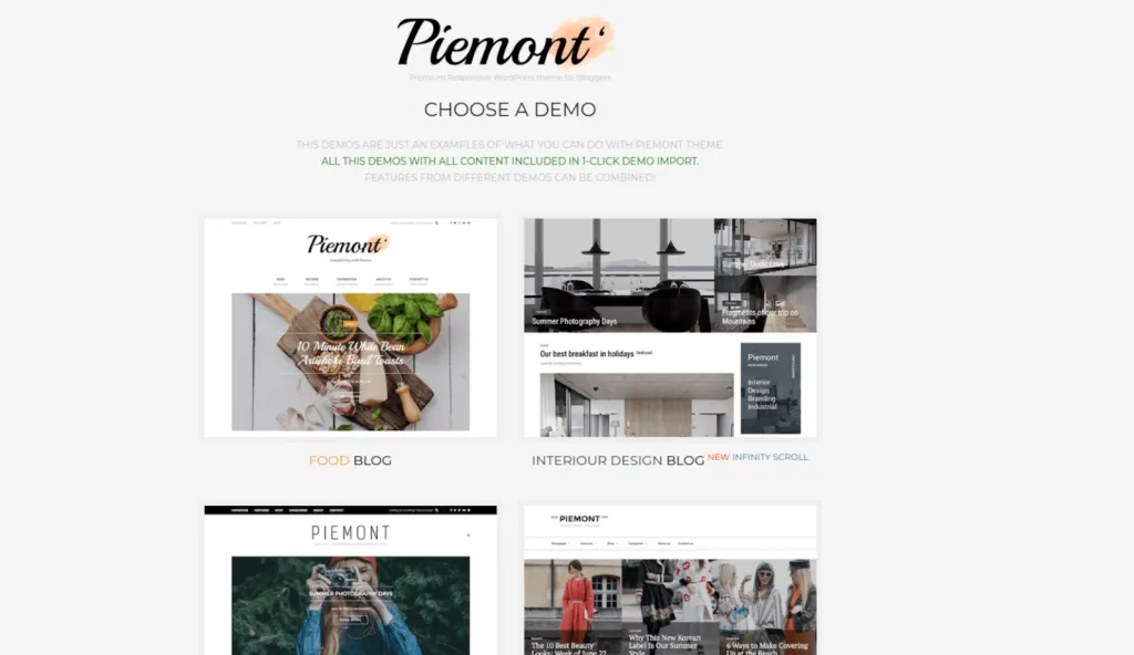 12 Best Travel Blog WordPress Themes Piemont