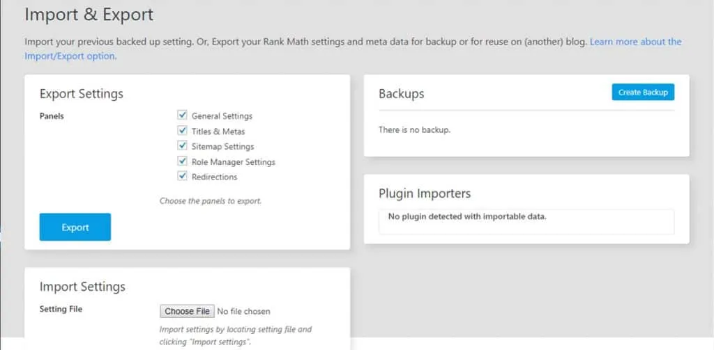 Rank Math Review: The True Swiss Army Knife for WordPress SEO Import And Export 1024x503
