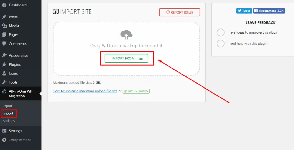 How To Migrate WordPress Site From One Hosting To Another (With and Without Plugin) Import Wpmi 1024x522