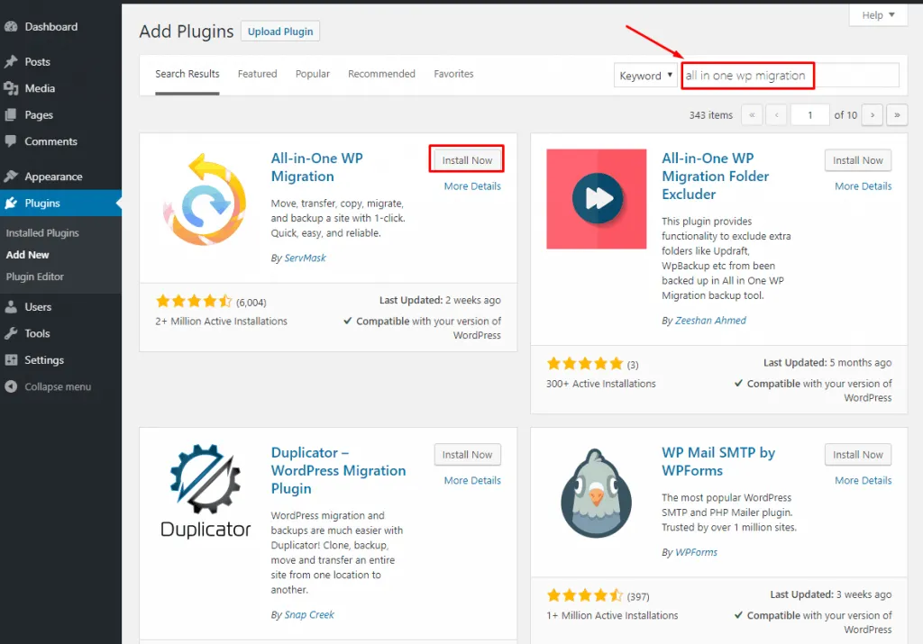 How To Migrate WordPress Site From One Hosting To Another (With and Without Plugin) Install Now Wpmi 1024x715