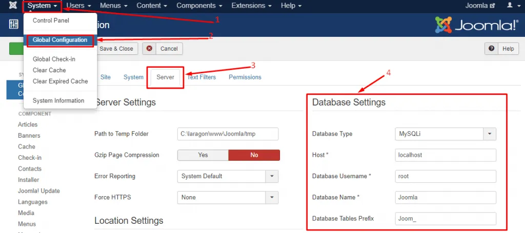 How To Migrate WordPress Site From One Hosting To Another (With and Without Plugin) Joomla Database 1024x455