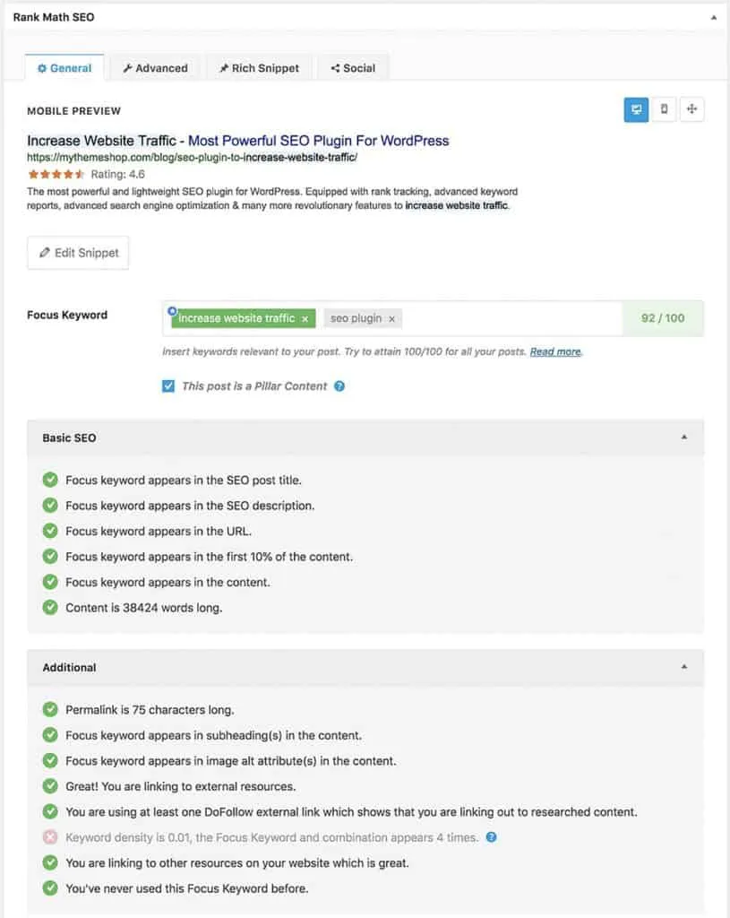 Rank Math Review: The True Swiss Army Knife for WordPress SEO Keyword Optimaiztion 815x1024