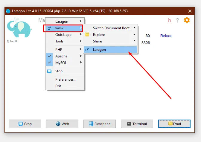 How To Install WordPress On Localhost (Simple But Complete Guideline) Laragon Launch Site