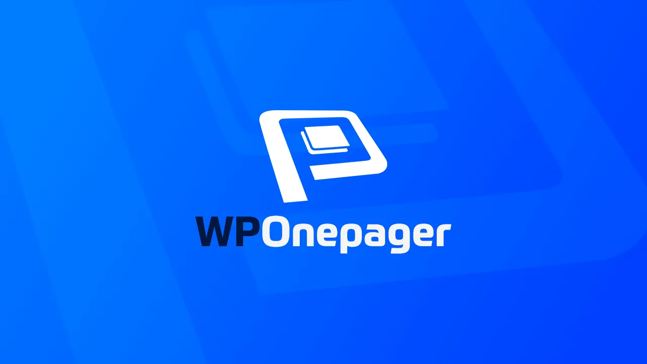 onepager wordpress