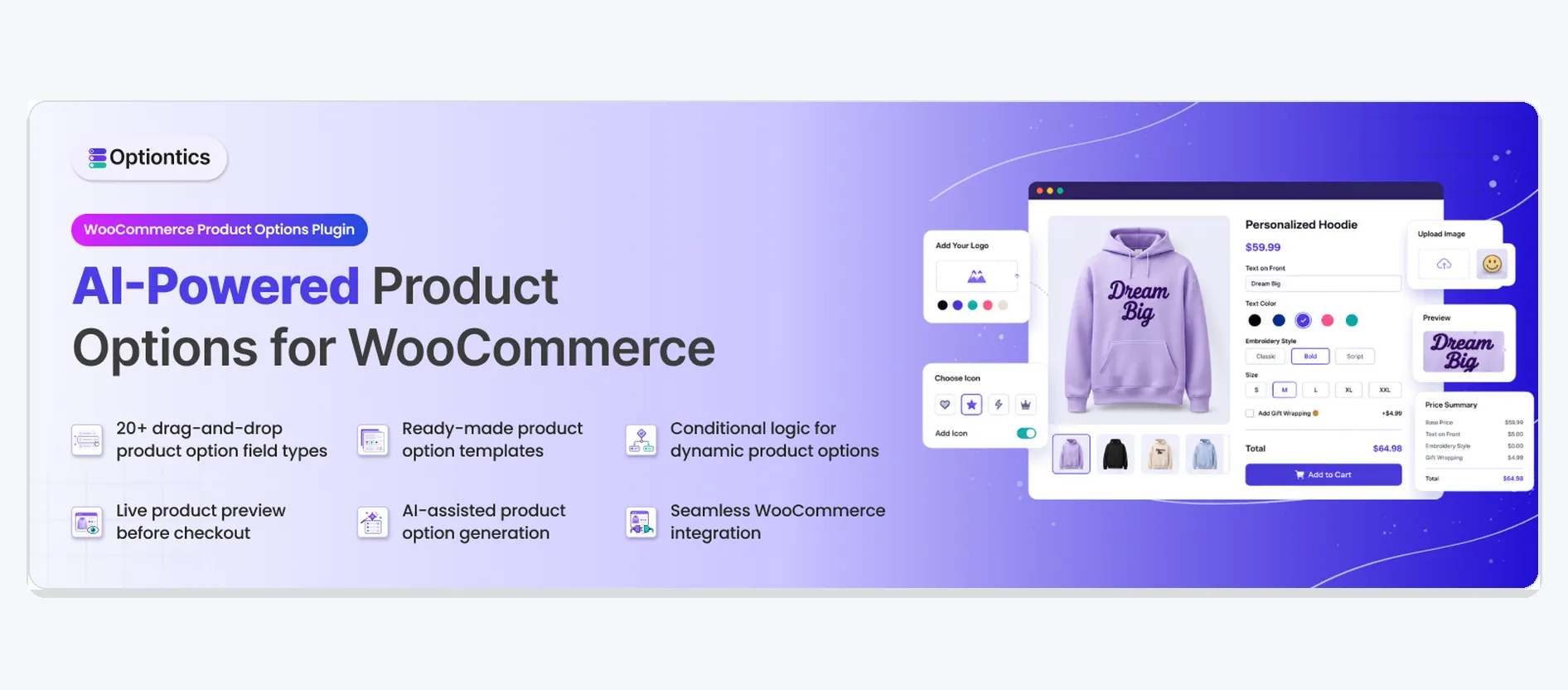 Optiontics WooCommerce product personalization plugin Optiontics WooCommerce product personalization plugin