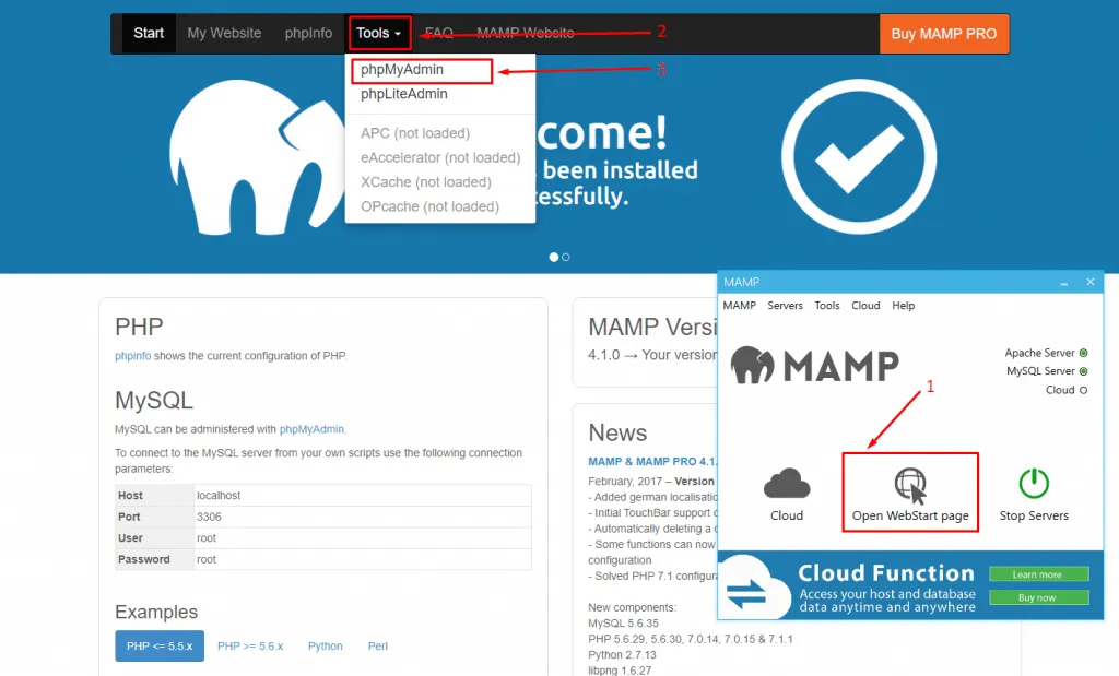How To Install WordPress On Localhost (Simple But Complete Guideline) Phpmyadmin Mamp 1024x619