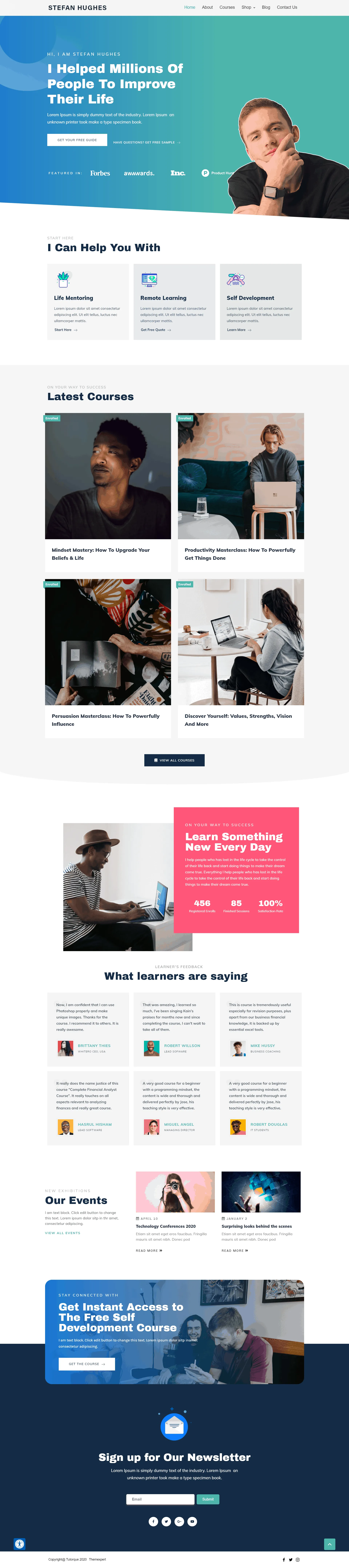 Introducing Tutorque The All-In-One LMS WordPress Theme for Creators Screencapture Demo Themesgrove Themes Tutorque Ld Coach 2020 09 17 17 46 22