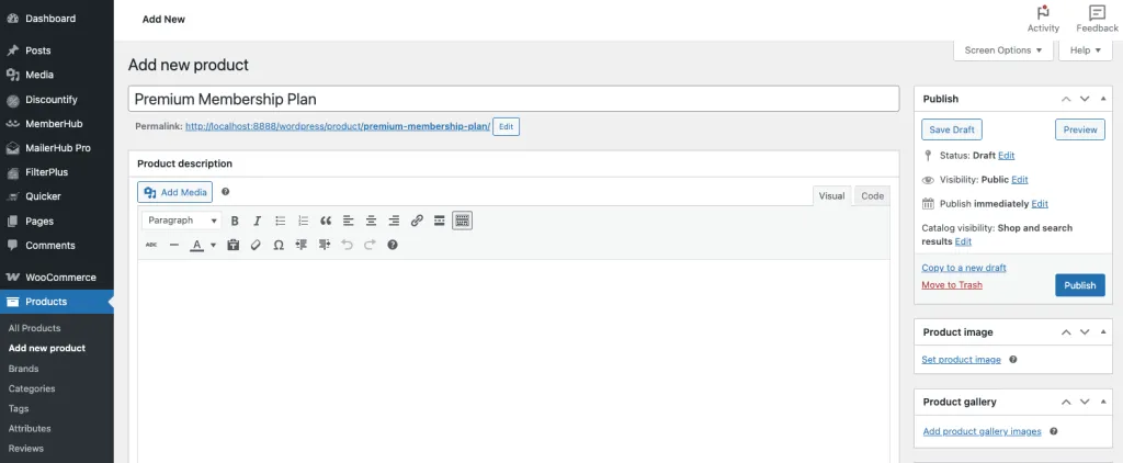 How to Create a WooCommerce Subscription Product (Step-by-Step) subscription product detials