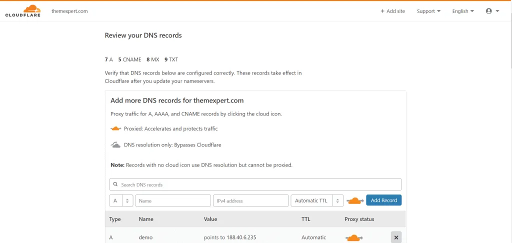Themexpert Com Account Cloudflare Web Performance Security 1 1024x486