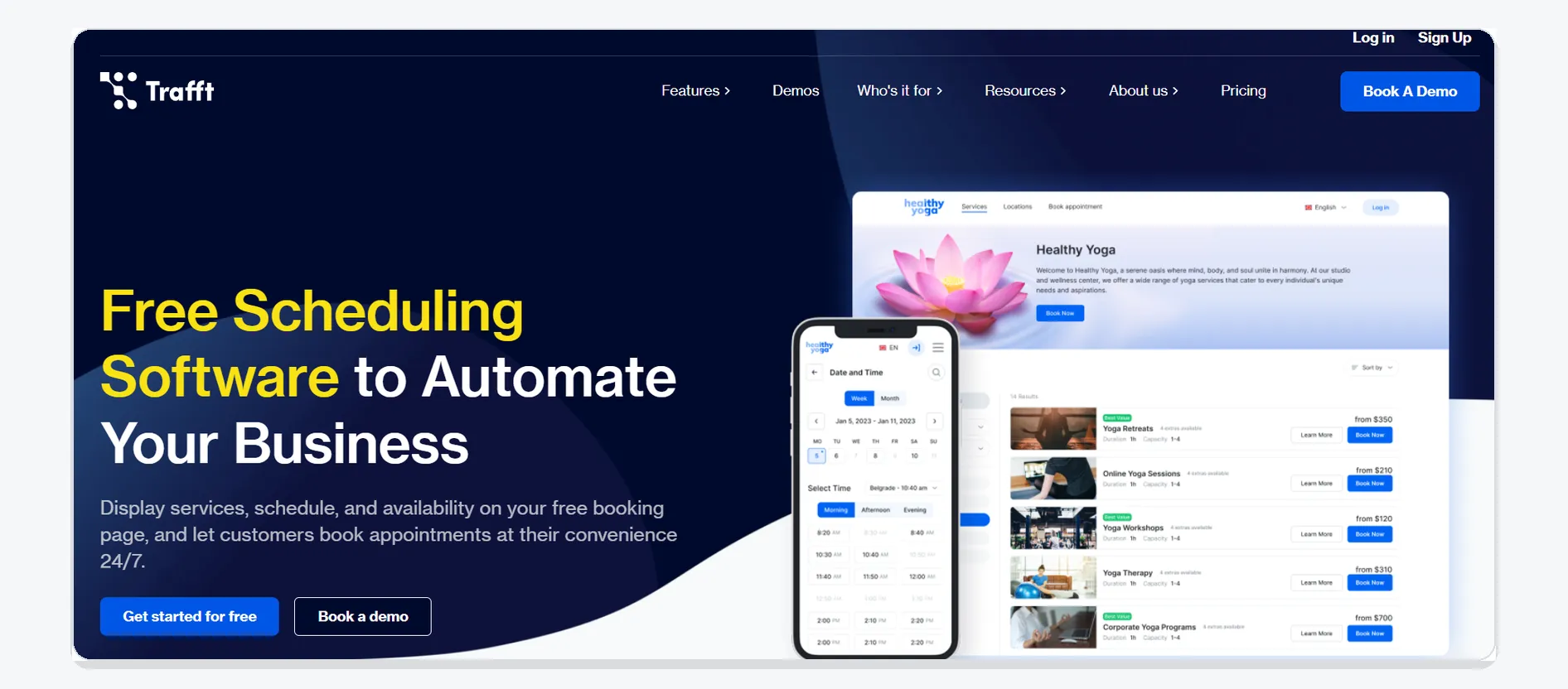 Trafft Service and Multi-Location Booking Software Trafft Service and Multi-Location Booking Software