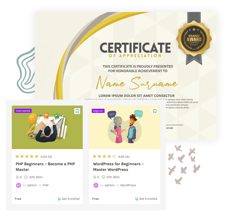 Tutor Theme Tutor Course Certificate