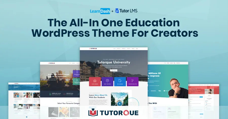 4 Step Guide to Use LMS WordPress Theme with LMS WordPress Plugins Tutorque Wordpress Lms Theme