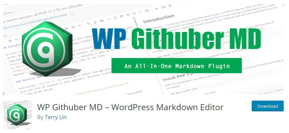 9 WordPress Editor Plugins - To Easily Edit Your WordPress Data Wp Githuber Md