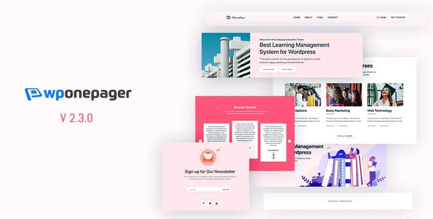 Introducing WPOnepager 2.3.0 – With Page Settings, Education Layout and Ten New Blocks
