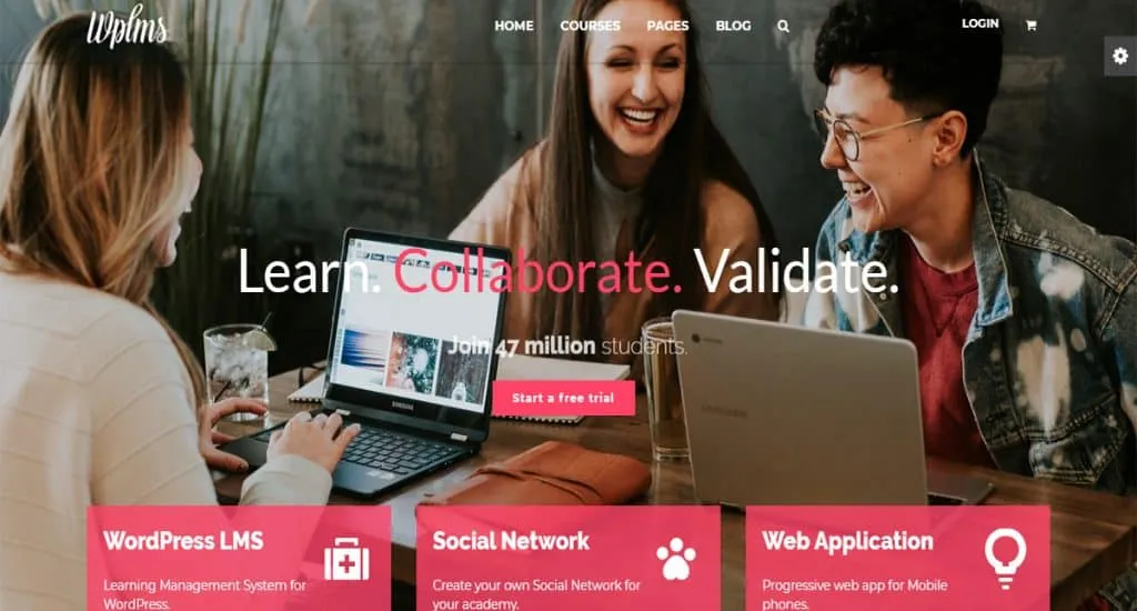 WPLMS education WordPress theme WPLMS education WordPress theme preview
