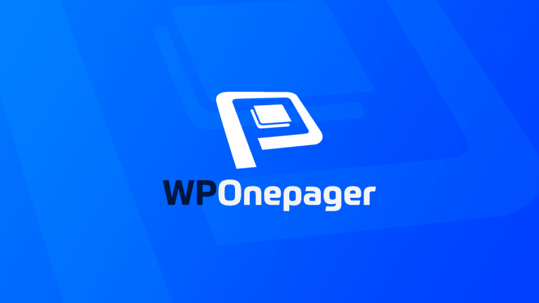 onepager wordpress