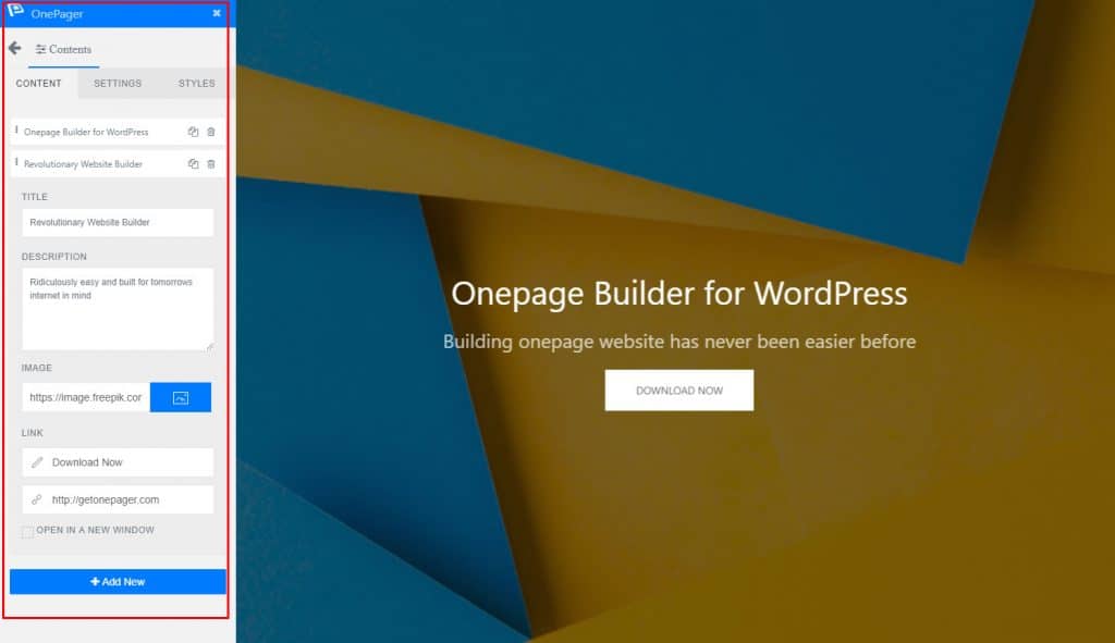 free landing page builder