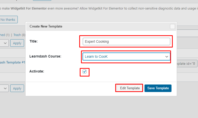 Change The Look of Your LMS with LearnDash Templates in WidgetKit 2.3.3 25