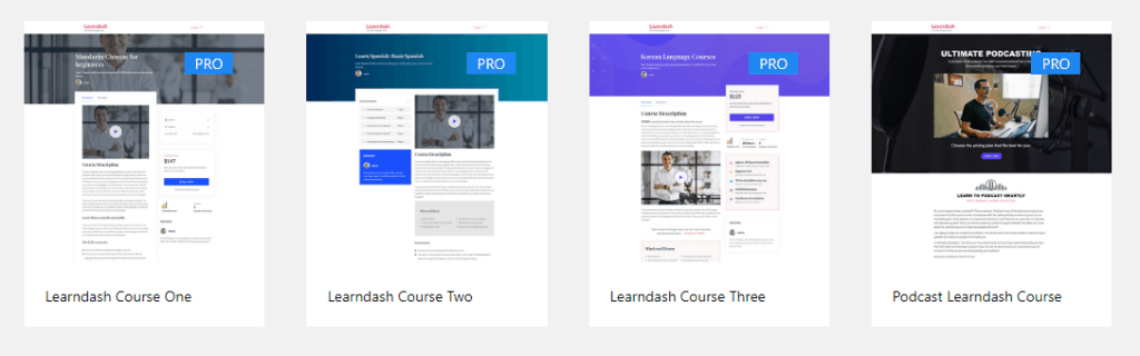 Change The Look of Your LMS with LearnDash Templates in WidgetKit 2.3.3 3