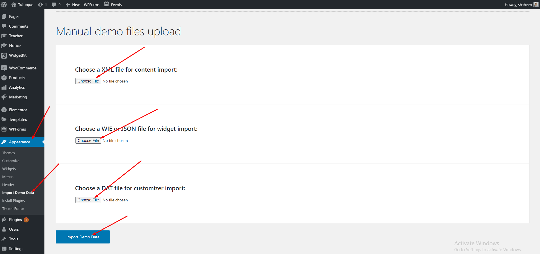 OneClick Installation ThemesGrove