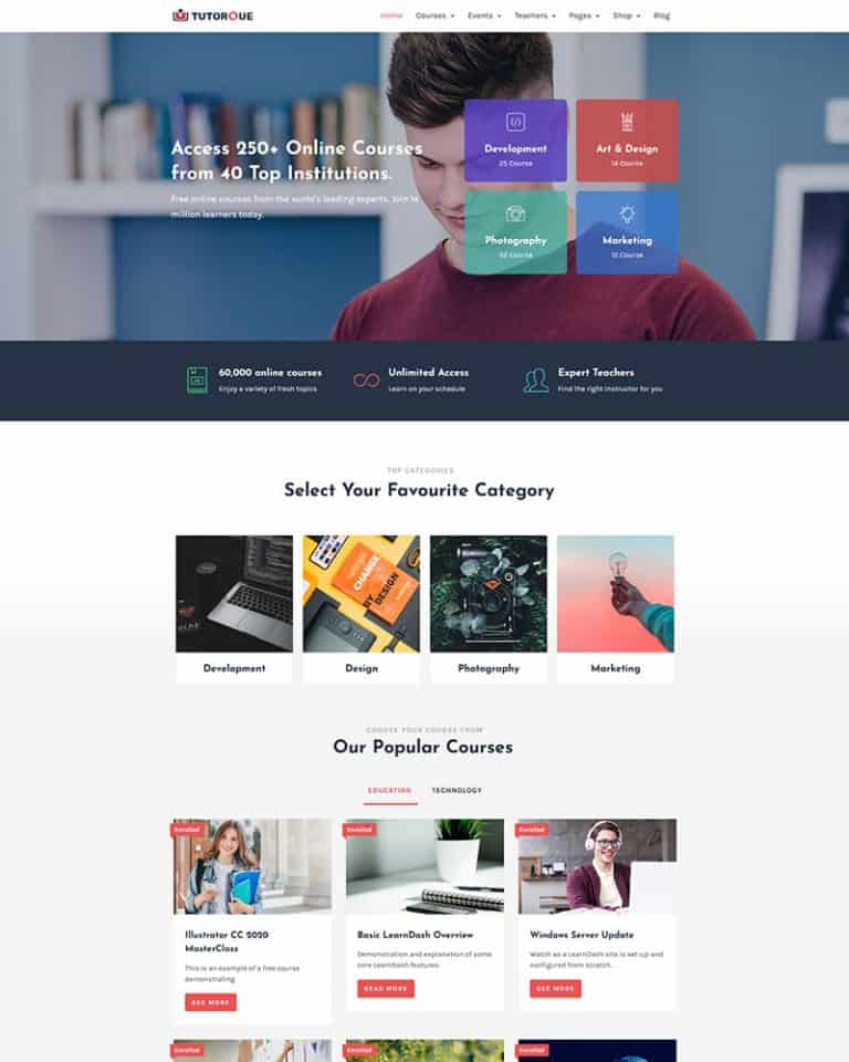 Education WordPress Theme - Themesgrove