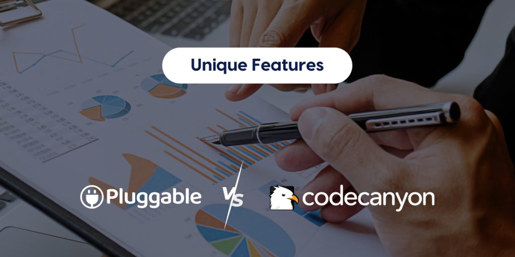 Pluggable vs. CodeCanyon: Unique Features