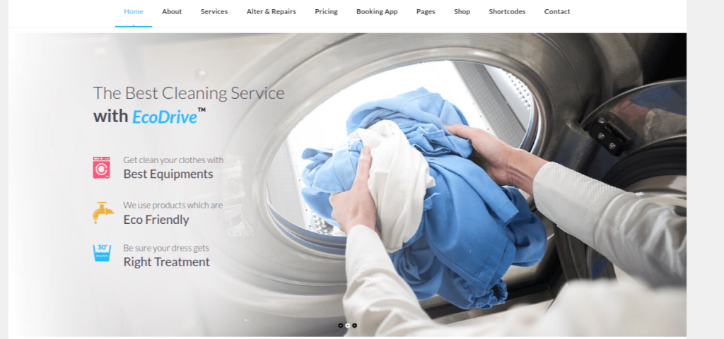 Dry Cleaning WordPress Themes